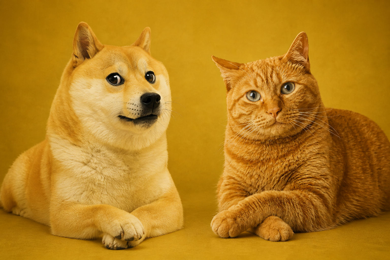 Doge and Solya The Cat
